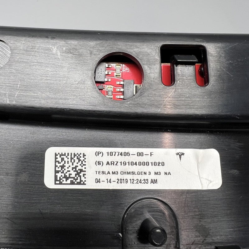 1077405-00-F TESLA MODEL 3 REAR 3RD BRAKE LIGHT 2017 2018 2019 2020 OEM 1077405-00-F