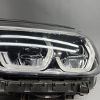 BMW X3 HEADLIGHT LEFT DRIVER X4 2018 2019 2020 2021 ADAPTIVE LED OEM 8