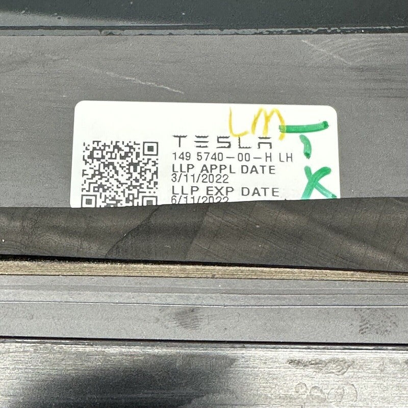 1495741-00-H TESLA MODEL Y QUARTER GLASS LEFT REAR 2020 2021 2022 2023 OEM 1495741-00-H