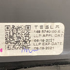 1495740-00-E TESLA MODEL Y QUARTER GLASS LEFT REAR 1495740-00-E 2020 2021 2022 OEM