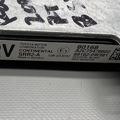 88162-0W381 TOYOTA RAV4 BLIND SPOT MONITOR SENSOR 2016 2017 2018 OEM 88162-0W381