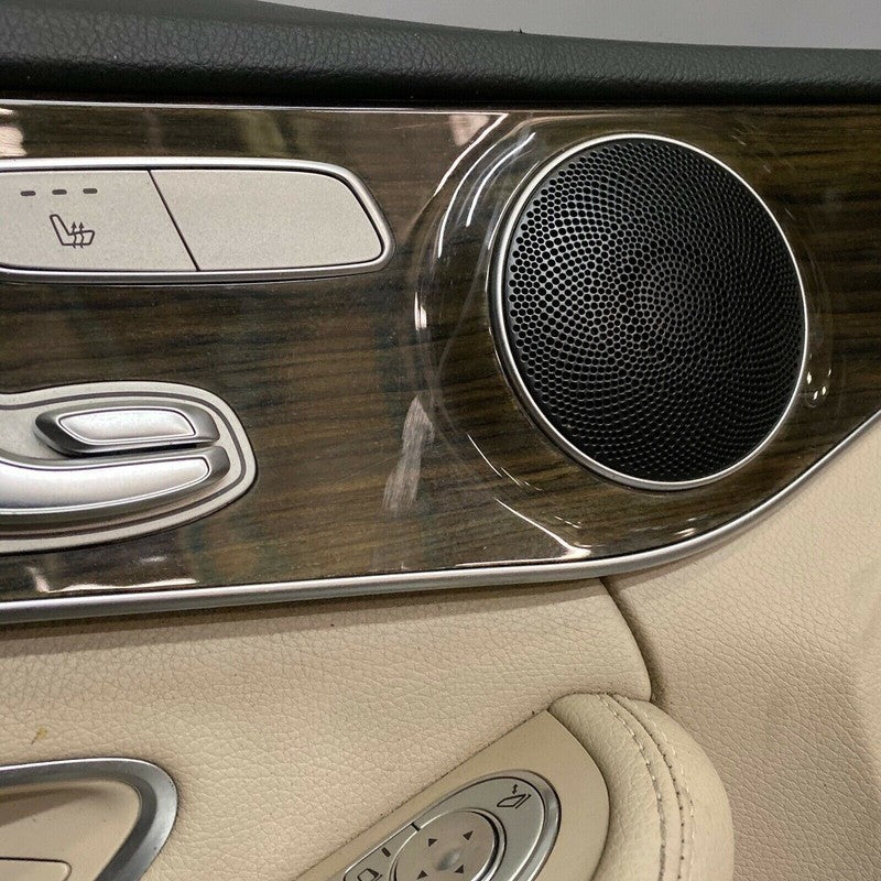 C300 MERCEDES BENZ C300 DOOR PANEL C400 LEFT DRIVER FRONT 2015 2016 2017 TAN OEM