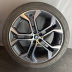 6883761 BMW X5 X6 WHEEL RIM FRONT 21 INCH 2018 2019 2020 2021 2022 2023 OEM 6883761