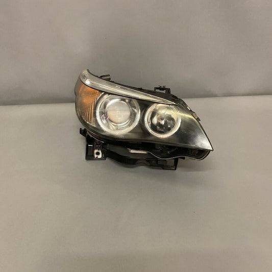 E60 BMW 528 E60 535 HEADLIGHT RIGHT PASSENGER SIDE 2006 2007 XENON OEM 