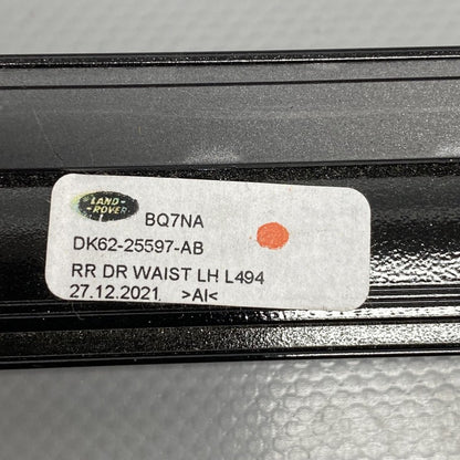 DK62-25597-AB RANGE ROVER SPORT DOOR MOLDING LEFT REAR DK62-25597-AB 2017 18 19 2020 2021 OEM