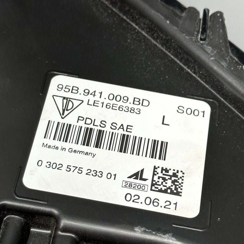 PORSCHE MACAN TURBO HEADLIGHT LEFT DRIVER FULL LED 2019 2020 2021 84B9