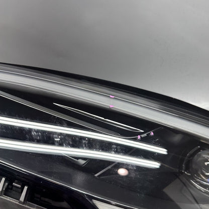 1563713-00-D TESLA MODEL S PLAID HEADLIGHT LEFT DRIVER 2021 2022 2023 BLACK LED 1563713-00-D