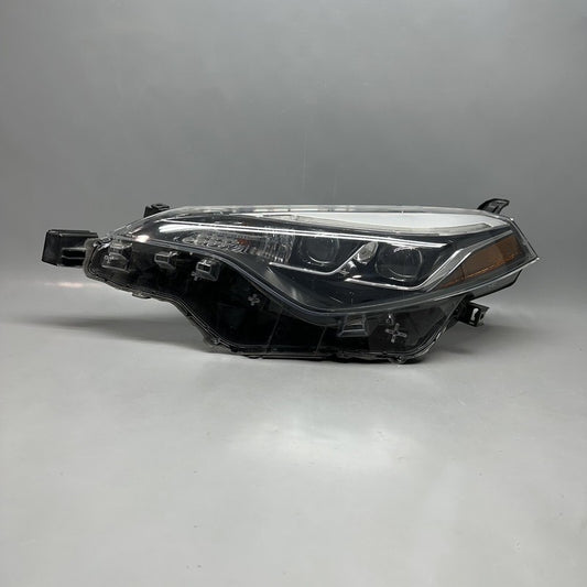 TOYOTA COROLLA HEADLIGHT LEFT DRIVER LED 2017 2018 2019 OEM