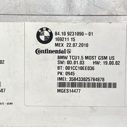 16921115 BMW 750 BLUETOOTH TELEMATICS CONTROL MODULE 2010 2011 2012 2013 2014 2015 OEM
