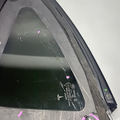 1495741-00-E TESLA MODEL Y QUARTER GLASS RIGHT REAR 2020 2021 2022 2023 OEM 1495741-00-E