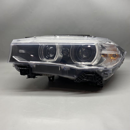 7460617 BMW X5 HEADLIGHT LEFT DRIVER X6 7460617 2014 2015 2016 2017 XENON OEM