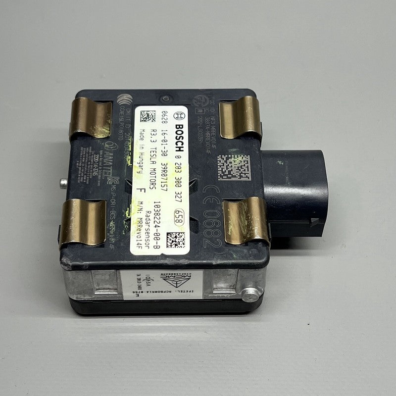 1038224-00-B TESLA MODEL S,X RADAR SENSOR FRONT 2016 2017 2018 2019 2020 OEM 1038224-00-B