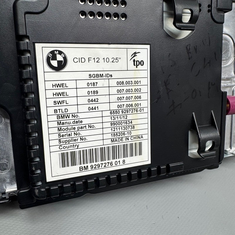 BMW 640 650 NAVIGATION SCREEN MONITOR 2012-2015 2016 2017 2018 2019 OE