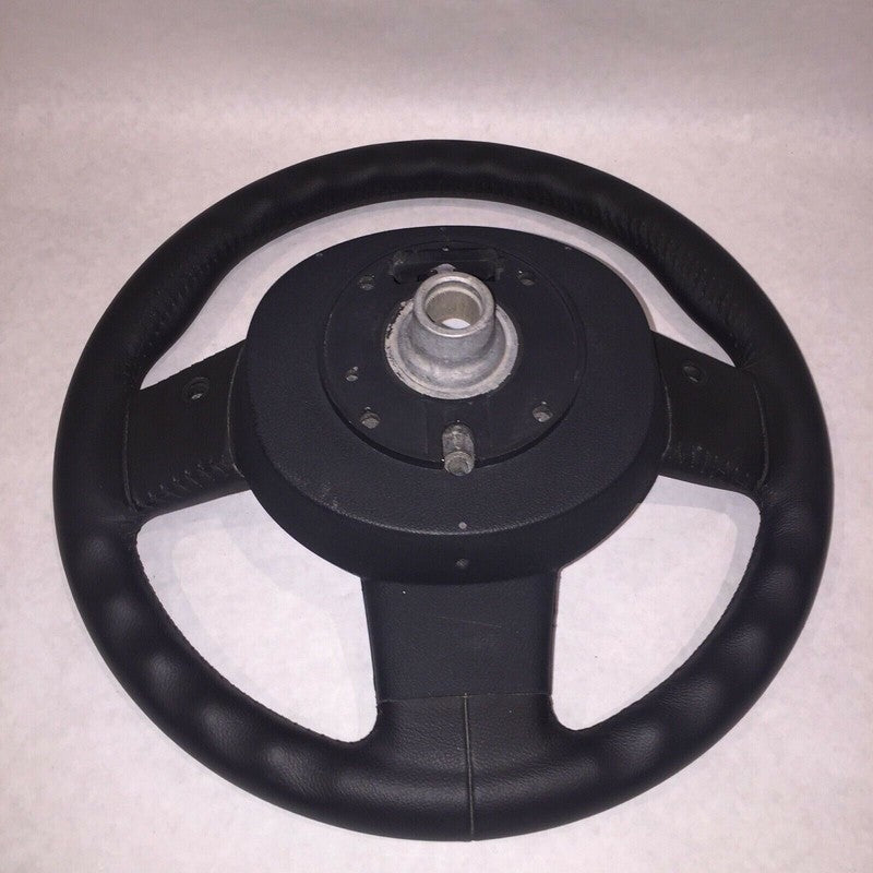 6772148 BMW 328 335 STEERING WHEEL E90 E91 4-DOOR SEDAN BLACK LEATHER OEM