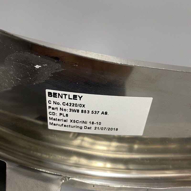 3W8853537AS BENTLY CONTINENTAL GT SPEED SILL PLATE LEFT 3W8853537AS 2016 2017 2018 OEM