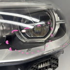 7424171 BMW X5 X6 HEADLIGHT LEFT DRIVER 2016 2017 2018 2019 LED ADAPTIVE OEM 7424171