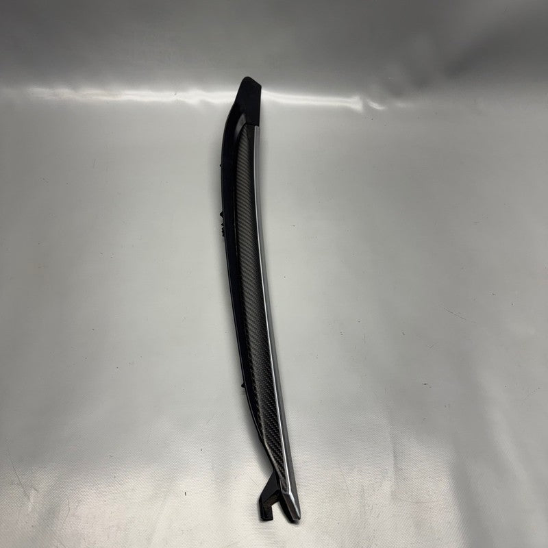 TESLA MODEL X TWILL CARBON FIBER LEFT FRONT 2021 2022 2023 2024 OEM