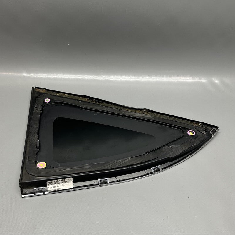 1034907 TESLA MODEL X QUARTER GLASS RIGHT REAR 2016 2017 2018 2019 2020 OEM 1034907