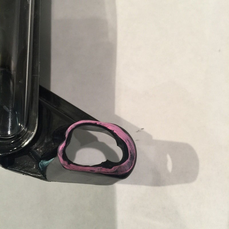 100599600D TESLA MODEL S RIGHT SIDE FOG LIGHT 2015 2016 BLACK BEZEL OEM