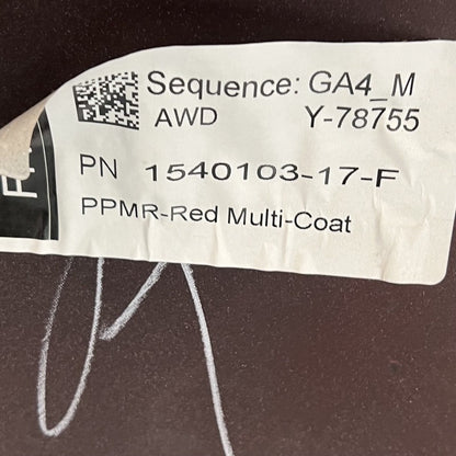 1540103-17-F TESLA MODEL Y FRONT BUMPER 2023 2024 OEM NON SENSOR TYPE 1540103-17-F