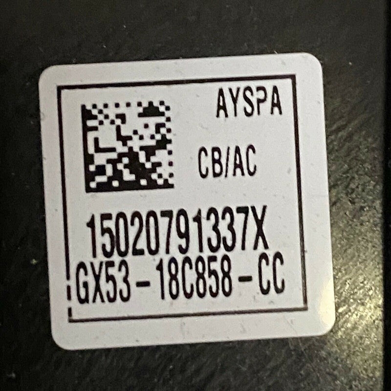 GX53-18C858-CC JAGUAR F-TYPE AC HEATER CONTROL PANEL GX53-18C858-CC 2014-2017 FOR PARTS