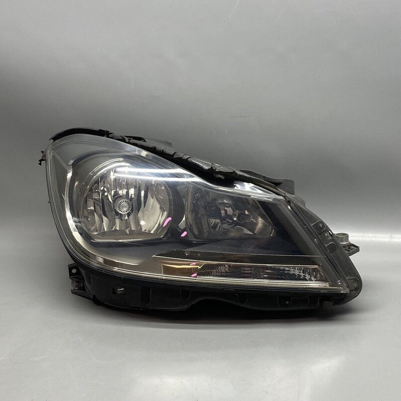 MERCEDES BENZ C250 HEADLIGHT RIGHT PASSENGER 2012 2013 2014 HALOGEN OE