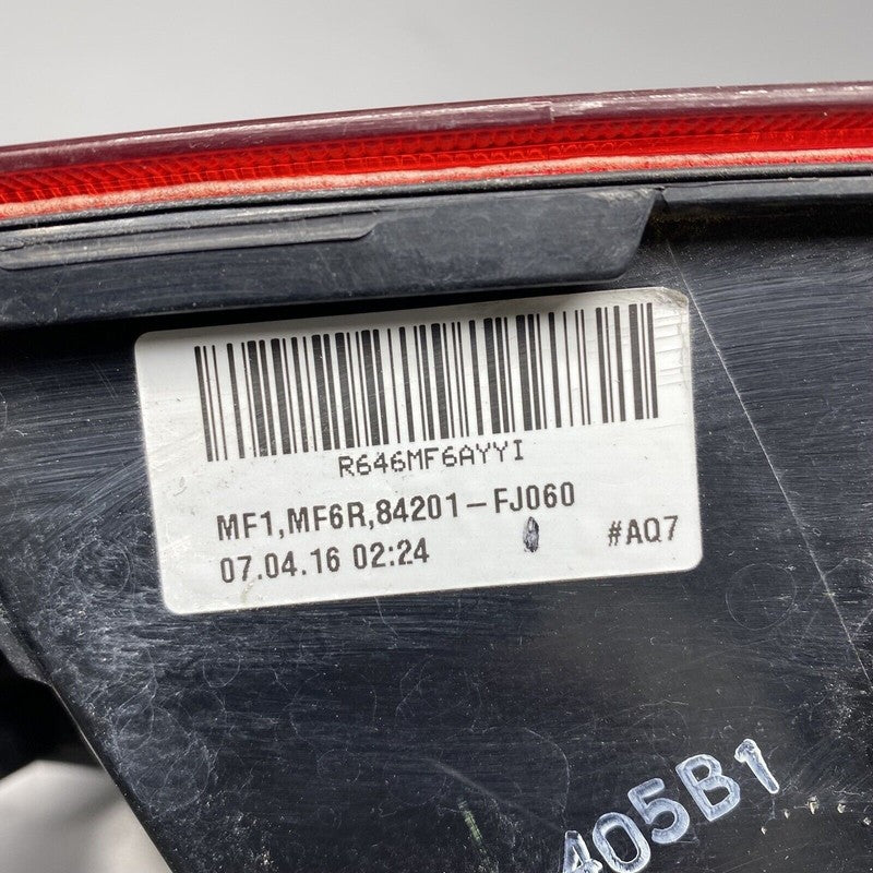 SUBARU XV CROSSTREK TAIL LIGHT RIGHT SIDE 84201-FJ060 2013 2014 15 16 