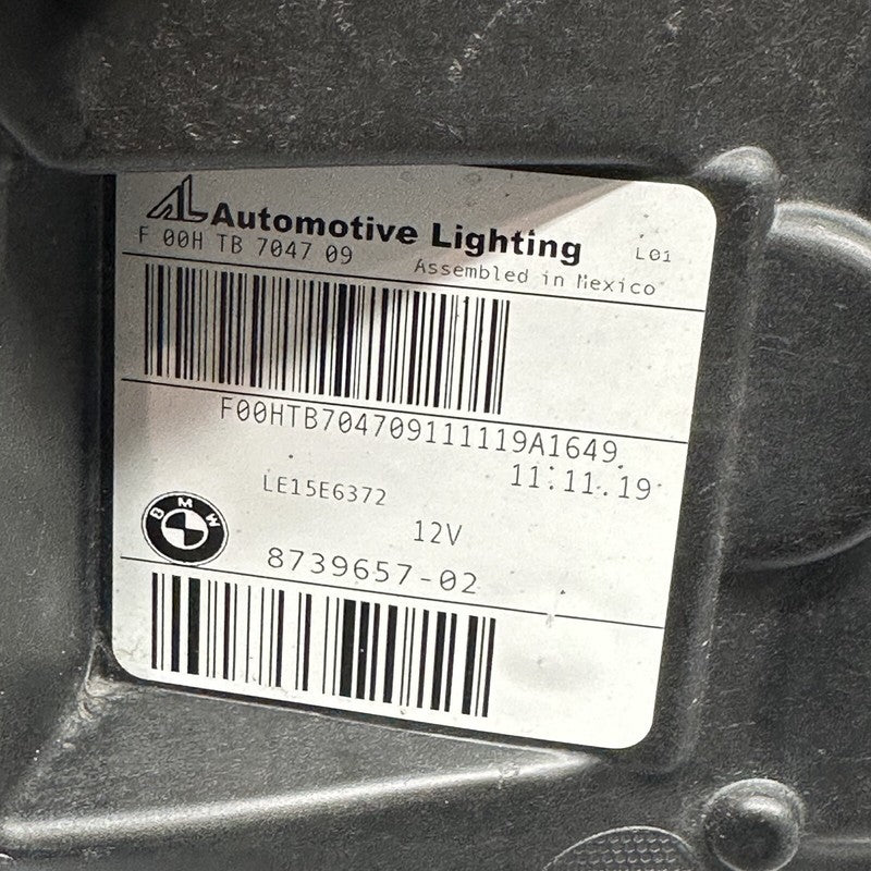 BMW X3 HEADLIGHT LEFT DRIVER X4 2018 2019 2020 2021 ADAPTIVE LED OEM