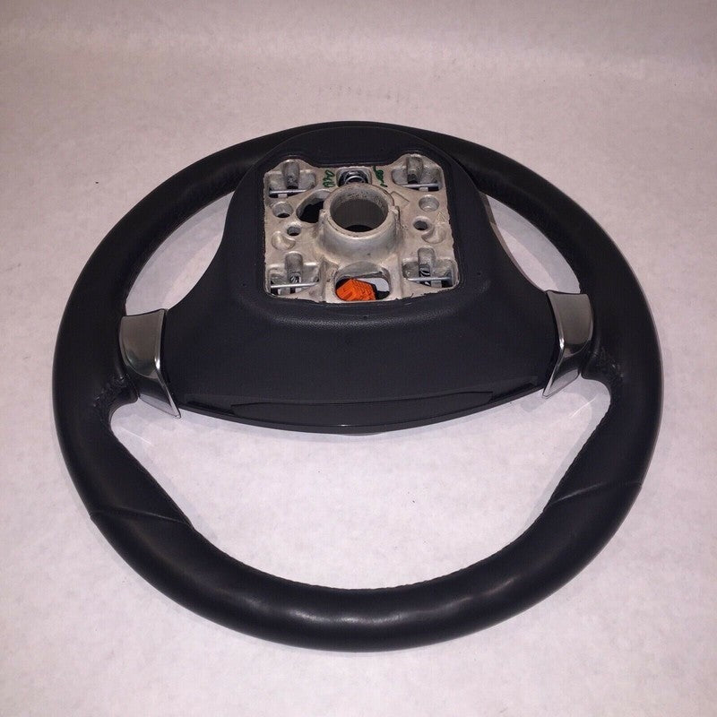 7PP419091CJA34 PORSCHE CAYENNE 958 PANAMERA 970 STEERING WHEEL 2014 2015 BLACK LEATHER OEM