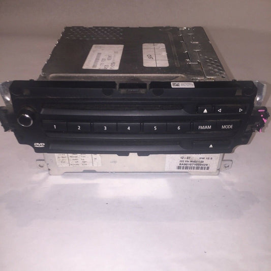 65839170722-01 BMW 328 330 335 SEDAN E90 AUDIO RADIO CD DVD NAVIGATION UNIT 2007 2008 OEM