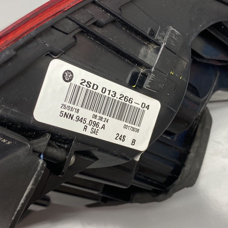 VOLKSWAGEN TIGUAN TAIL LIGHT RIGHT PASSENGER 2018 2019 2020 5NN945096A