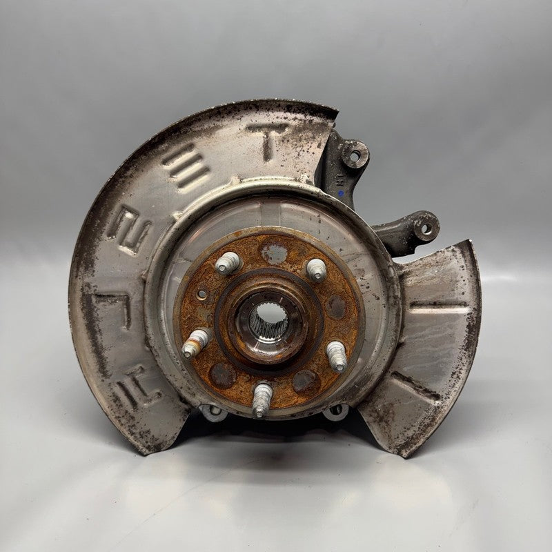 TESLA MODEL X LEFT REAR KNUCKLE 2016 2017 2018 2019 2020 OEM 1027411-0