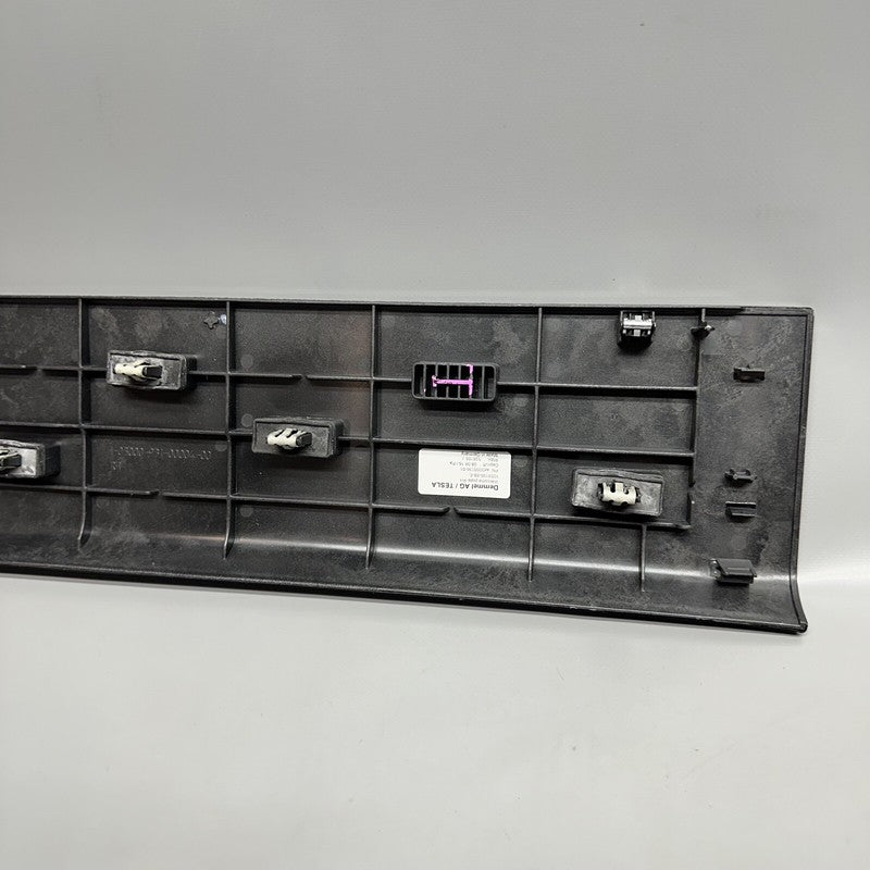 1053195-88-E TESLA MODEL X DOOR WELCOME PLATE COVER RIGHT 2016 2017 2018 2019 2020 OEM