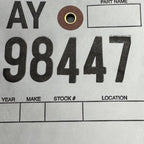 JAGUAR I-PACE REAR TAILGATE TRUNK BOOT LOCK TRIM 2018 2019 2020-2023 2