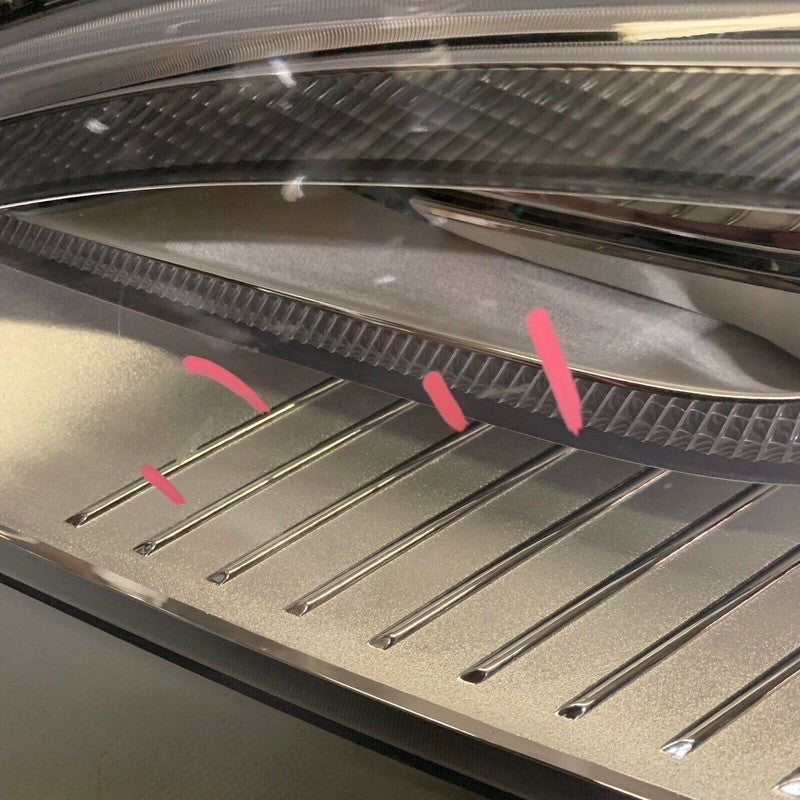 TESLA MODEL S HEADLIGHT LEFT DRIVER 2015 2016 XENON OEM 6005906-00-C