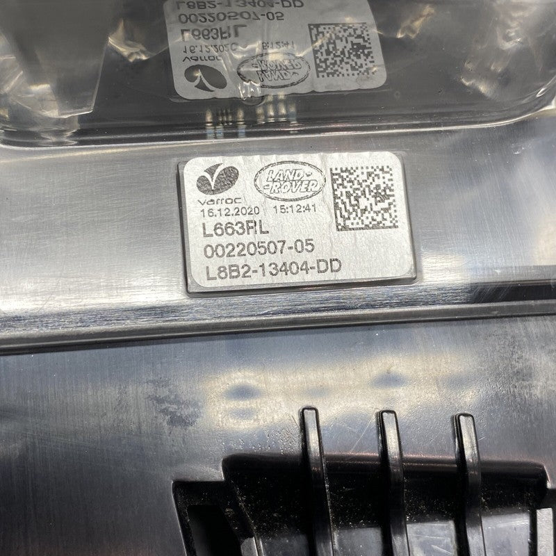 L8B2-13404-DD LAND ROVER TAIL LIGHT RIGHT PASSENGER 2020 2021 2022 OEM L8B2-13404-DD