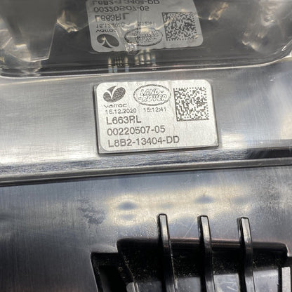 L8B2-13404-DD LAND ROVER TAIL LIGHT RIGHT PASSENGER 2020 2021 2022 OEM L8B2-13404-DD