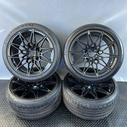 8093839 BMW M4 WHEEL RIM SET 19 & 20 INCH M3 G80 2021 2022 2023 2024 2025 OEM 8093839