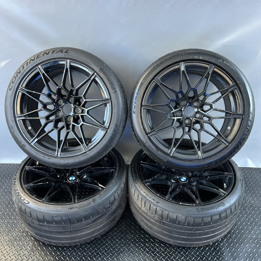8093839 BMW M4 WHEEL RIM SET 19 & 20 INCH M3 G80 2021 2022 2023 2024 2025 OEM 8093839