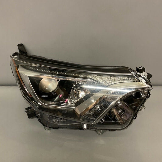 RAV 4 TOYOTA RAV4 HEADLIGHT RIGHT PASSENGER 2016 2017 2018 HALOGEN OEM 