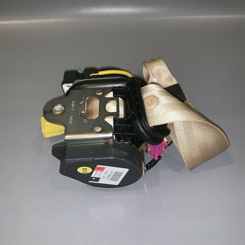 3D1858663C VOLKSWAGEN PHAETON 3D SEAT BELT LEFT FRONT 2004 2005 2006 BEIGE OEM