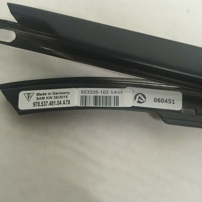 97053748104 PORSCHE PANAMERA LEFT EXTERIOR DOOR FRAME MOLDING 2010 11 12 2013 14 15 2016 OEM