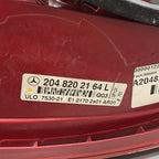 MERCEDES BENZ C300 TAIL LIGHT LEFT DRIVER 2048202164 2008 2009 2010 20