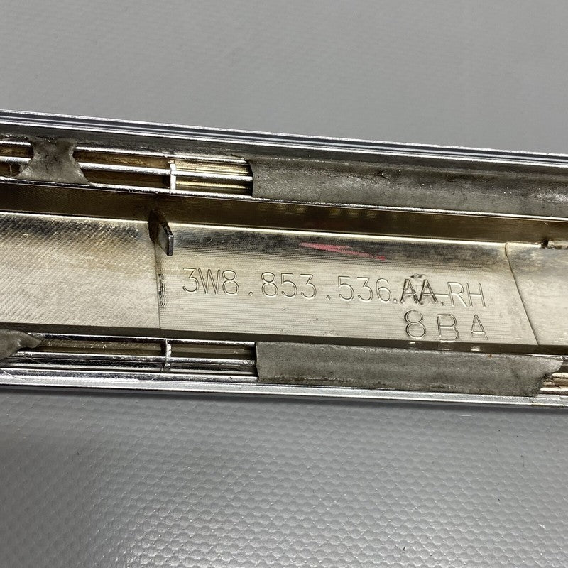 3W8853536AA BENTLEY GT QUARTER MOLDING TRIM RIGHT REAR GTC OEM 3W8853535AA