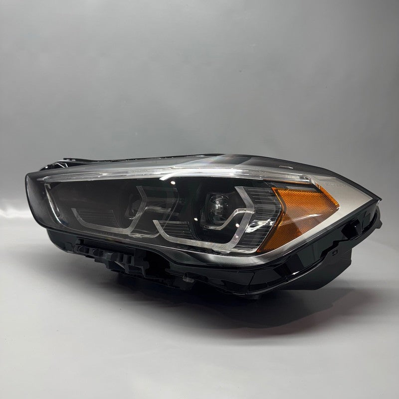 BMW X1 HEADLIGHT LEFT DRIVER 2020 2021 2022 LED 63115A01175 OEM