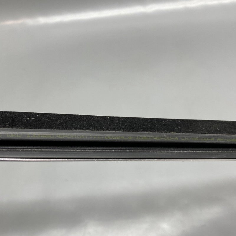 1080745-00-A TESLA MODEL 3 DOOR WINDOW MOLDING LEFT REAR 2017 2018 2019 2020 OEM 1080745-00-A