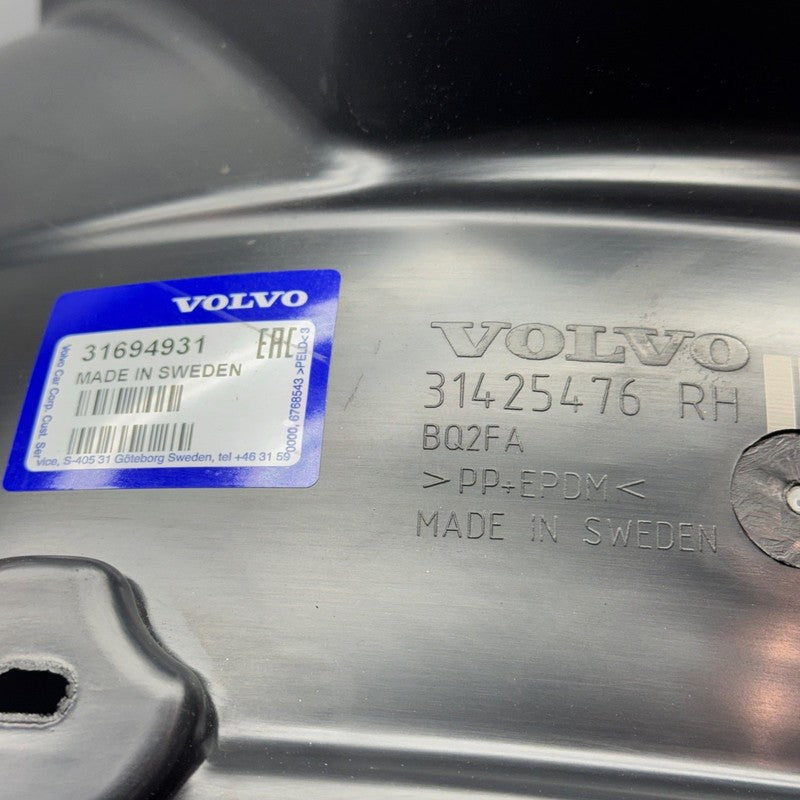 VOLVO V60 FENDER LINER RIGHT FRONT 2019-2021 2022 2023 2024 2025 OEM 3