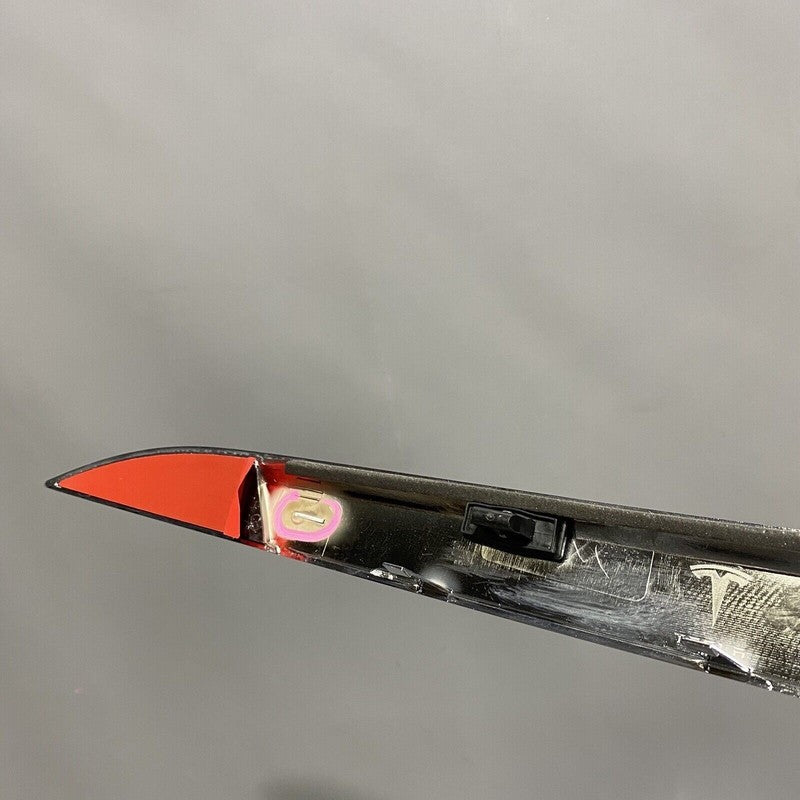 1035369-00-D TESLA MODEL X CHROME MOLDING REAR TRUNK OEM 2016 2017 2018 2019 2020 
