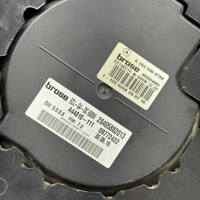 A2049066802 MERCEDES BENZ E350 RADIATOR FAN C250 2008 2009-2016 2017 2018 OEM A2049066802