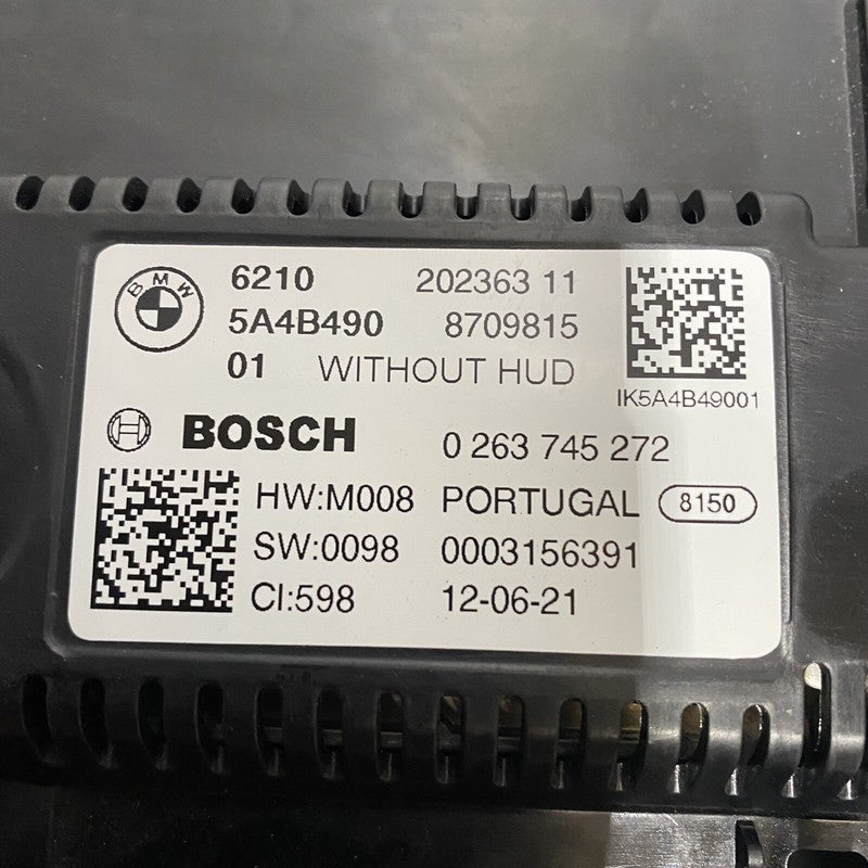 8709815 BMW 340 530 INSTRUMENT CLUSTER G20 G30 540 X3 8709815 2019 2020 2021 OEM